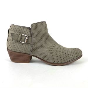 ESPRIT Talia Gray/Tan Ankle Booties Size 10